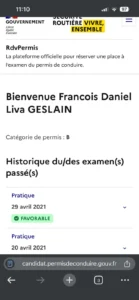 espace candidat rendez-vous permis